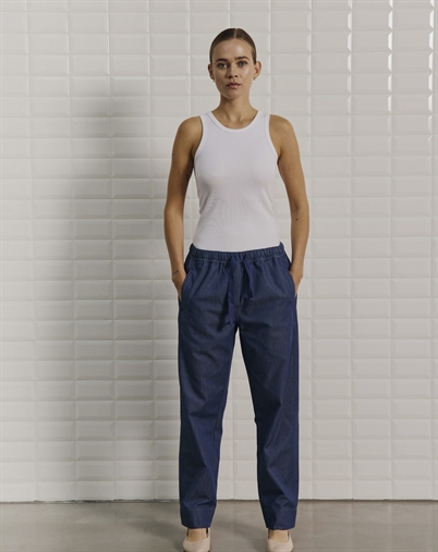 With Black - WBLVictoria String Hose - Indigo Rise